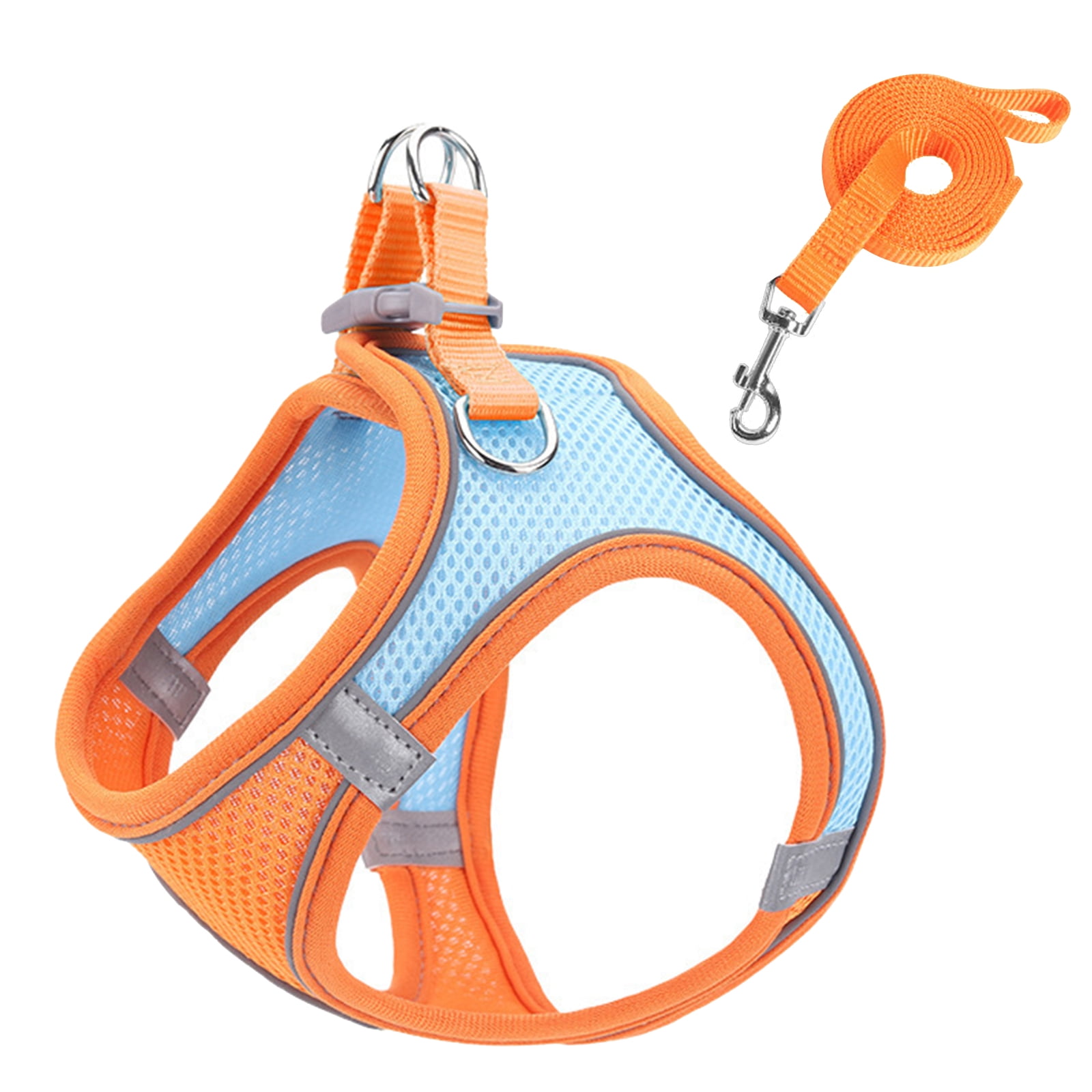 Dog Harness NoPull Pet Mesh Vest with Metal D Rings for Small Dogs Reflective NoChoke