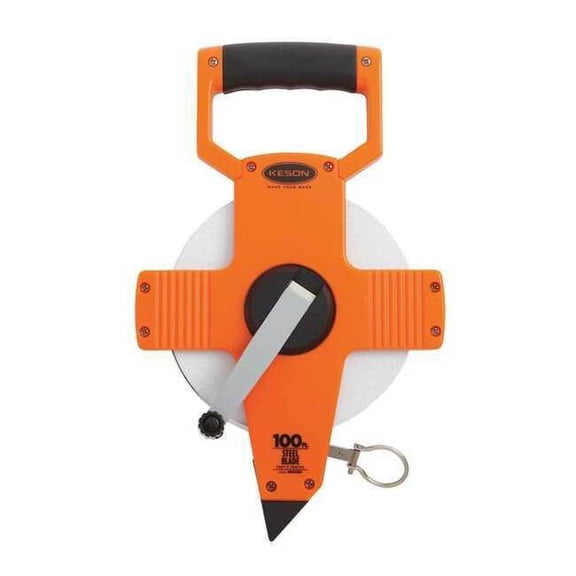 Keson 100 ft Engineer's Tape Measure, 3/8 in Blade NR10-100
