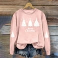 thumbnail image 5 of Womens Sweatshirt Christmas Long Sleeve Crewneck Casual Print Pullover Tops, 5 of 5