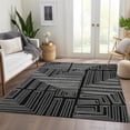 thumbnail image 3 of Dalyn Rugs Premium Machine Washable Mayfield AMF1045 Black 8' x 10' Rug, 3 of 7