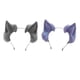 thumbnail image 1 of 2 piezas lindo oreja pelo aro fiesta  orejas diadema gris y azul jinwen sombreros de cosplay, 1 of 8