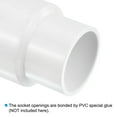 thumbnail image 5 of Uxcell ID Reducer Pipe Fitting Straight Adapter Connector, White 50mm to 40mm 5, 5 of 6