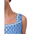 thumbnail image 5 of Aria Sleeveless 100% Cotton Nightgown with Pockets in 36",Women's Sizes XS-5X, 5 of 6