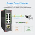 thumbnail image 3 of Conmutador Ethernet Lynxcel de 8 puertos PoE Gigabit Industrial 96 W, 3 of 9