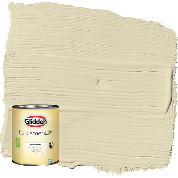 Glidden Fundamentals Namaste / Green Semi-Gloss Interior Paint, 1 Quart