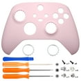 thumbnail image 3 of eXtremeRate Front Shell Cherry Blossoms Pink Replacement Parts Faceplate for Xbox Core Wireless Controller, 3 of 9