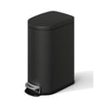 thumbnail image 6 of EuKer 2.6 Gal Slim Trash Can, Metal Garbage Can with Removable Inner Bucket and Soft Close Lid for Kitchen, Bathroom, Black, 6 of 7
