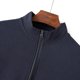thumbnail image 5 of Blusa y camisa de manga larga con cuello alto para hombre, color liso, con cremallera, deportiva, de manga larga y cuello alto., 5 of 8