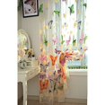 thumbnail image 2 of 1 Uds. Panel de ventana transparente con estampado de mariposas, cortinas divisorias de habitación, nuevo oso de fresa Juguete, 2 of 2
