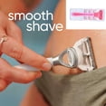 thumbnail image 4 of Intimate Grooming Razors for Women, 1 Razor Bikini Trimmer, 4 Razor Blade Refills, 4 of 5