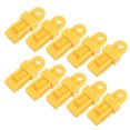 thumbnail image 1 of Unique Bargains 7mm Snap Serrer Coulissant Verrouillage Poignée Store Pince Bâche Clips Jaune 24 Pack, 1 of 5