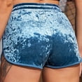 thumbnail image 3 of Summer Saving Clearance AXXD Women Shorts Athletic Workout Sweatshorts Solid Mid Waist Velvet Shorts Pants Sports Casual Beach Shorts Summer Spring's New Arrivals, 3 of 7