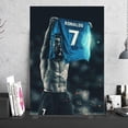 thumbnail image 3 of Cuadro Decorativo Camiseta CR7 Canvas Listo Para Colgar 30x45cm Jungle Art Impresion Tela Arte, 3 of 6