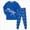 A116-Blue, variant on Boys 2‑Piece Sleepwear Set with Cartoon Print,Long Sleeve Fabric Pajamas 7-8 Years