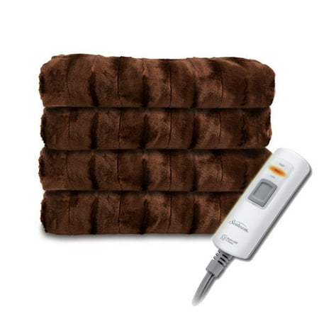 Sunbeam Faux Fur UltraSoft Heated Electric Throw Blanket Walnut Best Heating Blanket Throw Sunbeam Faux Fur UltraSoft Heated Electric Throw Blanket Walnut Best Heating Blanket Throw