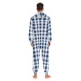thumbnail image 7 of joogoo Checkered Grid-a3 Unisex Adults Onesies Pajamas Jumpsuits L, 7 of 7