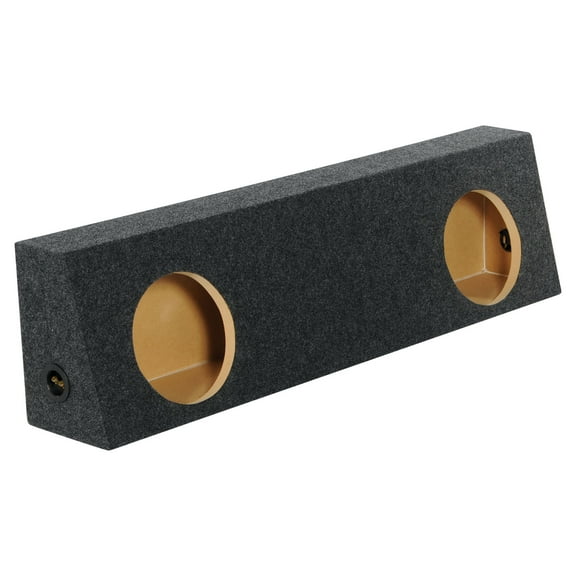 Rockville RD10-T Dual 10" Sealed Behind Seat Truck Subwoofer Enclosure Sub Box