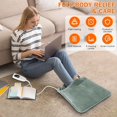 thumbnail image 4 of MesaSe Electric Foot Warmer  Feet Heating Pad Under Desk  Heated Foot Warmer in Bed  Heating Pad Feet Warmer with 6 Temperature Setting  16 ×16 Inch, 4 of 7