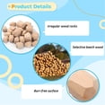 thumbnail image 4 of Wooden Balancing Stones, 20 Pcs Wooden Stacking Rocks Irregular, Paint-Free Wooden Building Rocks Preschool Educational Toys, Novel Building Blocks for Toddles Stacking Game Fun Painting, 4 of 6