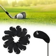 thumbnail image 6 of 11 Pieces Golf Irons Head Covers Protect Case Scratch Golf Club Head Cover Black, 6 of 8