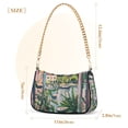 thumbnail image 3 of FORMRS Womens Shoulder Bag with Chain Strap Clutch Purse Cute Tote Handbag, Window Plants, 3 of 7