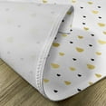 thumbnail image 5 of Ambesonne Autumn Place Mats Set of 4, Raindrops Glimmer, Standard Size, Mustard Black White, 5 of 6