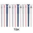 thumbnail image 5 of Clearance Under $3.4! 1 Set of 12 Erasable Rolling Ball Pens with Cute Bear Design, 0.5mm Fine Point Retractable Pens with Eraser, Smooth Writing Refillable Pen Set, 5 of 8