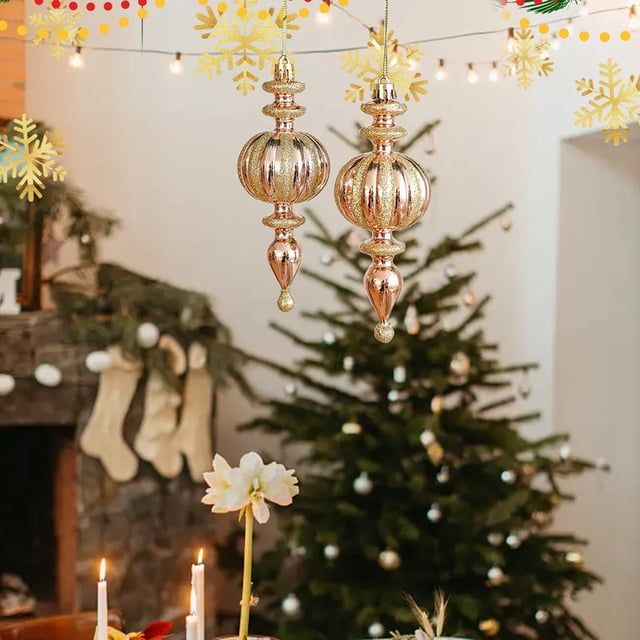 Leutsin Fall Savings Clearance 2024!2 PC Christmas Decorations Christmas Tree Hanging Decorations For Party Decoration
