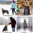thumbnail image 6 of HQREA Full Body Dog Winter Coat Fleece Dog Sweater Warm Dog Pajamas for Large Medium Dogs, 6 of 6