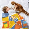 thumbnail image 2 of Blippi anti-pilling, suave, ligera, esponjosa y acogedora de lujo para hogar y cocina – Perfecta para niños y adultos,100X80cm, 2 of 6