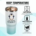 thumbnail image 6 of 30 oz Penguin Tumbler with Handle and Flip Straw, Vacuum Insulated Water Bottle Stainless Steel, Leak Proof Travel Coffee Mug Gifts for Penguin Lover,Cute Cup for Home Office Car Outdoors Sports, 6 of 6