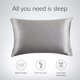 thumbnail image 4 of Funda de almohada de satén para cabello y piel, paquete de 2 - Fundas de almohada de tamaño estándar - Fundas de almohada de satén con cierre de sobre, 4 of 5