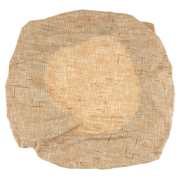 Funda de silla redonda y cuadrada para comedor, fiesta de bodas, evento, asiento, se adapta Caqui