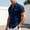 Navy, variant on Men's Button Down Short Sleeve Shirt Casual Cotton Linen Summer Beach Hiking Shirts with Double Work Pocket Size 3XL Black
