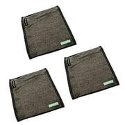 FACESOFT Mini Towels Charcoal 2X PRO Detox Multipack for Sports, Pro, 3 Pc