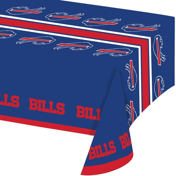 Buffalo Bills Plastic Tablecloths, 3 Count