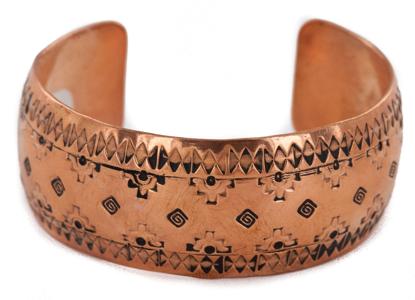 Native american copper cuff bracelets Clearance
