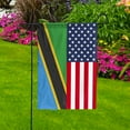 thumbnail image 4 of American Tanzania Flag Tanzanian Friendship U.S.A Memorial Day Patriotic For Garden Flag, Double-Sided Decorative Outdoor Flag, Patriotic Polyester Yard Flag 12 x 18 in, 4 of 5