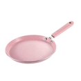 thumbnail image 3 of CC TOY Flat Bottom Pan Pink Non-Stick Pot for Gas Stoves and Cooker Use Baking Pans, 3 of 6