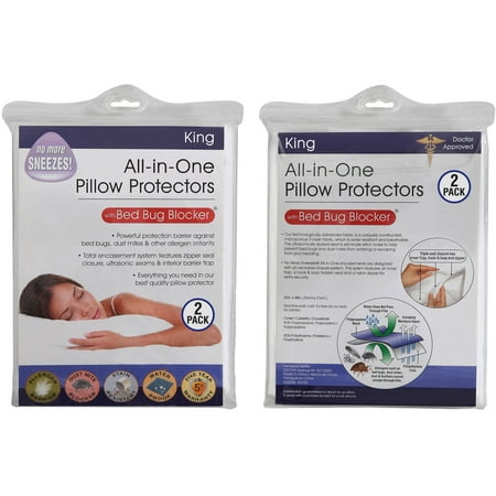 Bed bug pillow protector 2 pack Clearance