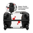 thumbnail image 4 of PAYOHTO Highly Elastic Spandex Suitcase Cover Luggage Cover Small Fits 18 to 21 Inch Love & Dog Paw Cat Paw, 4 of 8