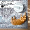 thumbnail image 6 of GLN Rugs Memphis - Indoor, Machine Washable Area Rug 2'x3' Turkish Ice Blue/Gray Home Carpet, 6 of 8