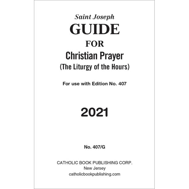 Christian Prayer Guide For 2021 Large Type (paperback) - Walmart.com 