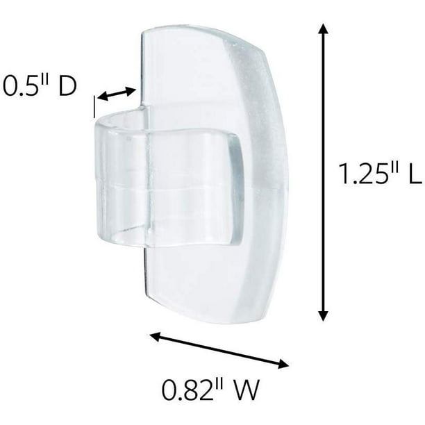 Command Outdoor Light Clips, 16 clips, 20 strips, WaterResistant