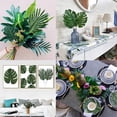 thumbnail image 4 of SPRING PARK 24Pcs Artificial Tropical Palm Leaves Luau Party Decoration Monstera Fake Large Green Leaf for Hawaiian Luau Party Decorations Jungle Beach Birthday Theme BBQ Party Supplies, 4 of 7