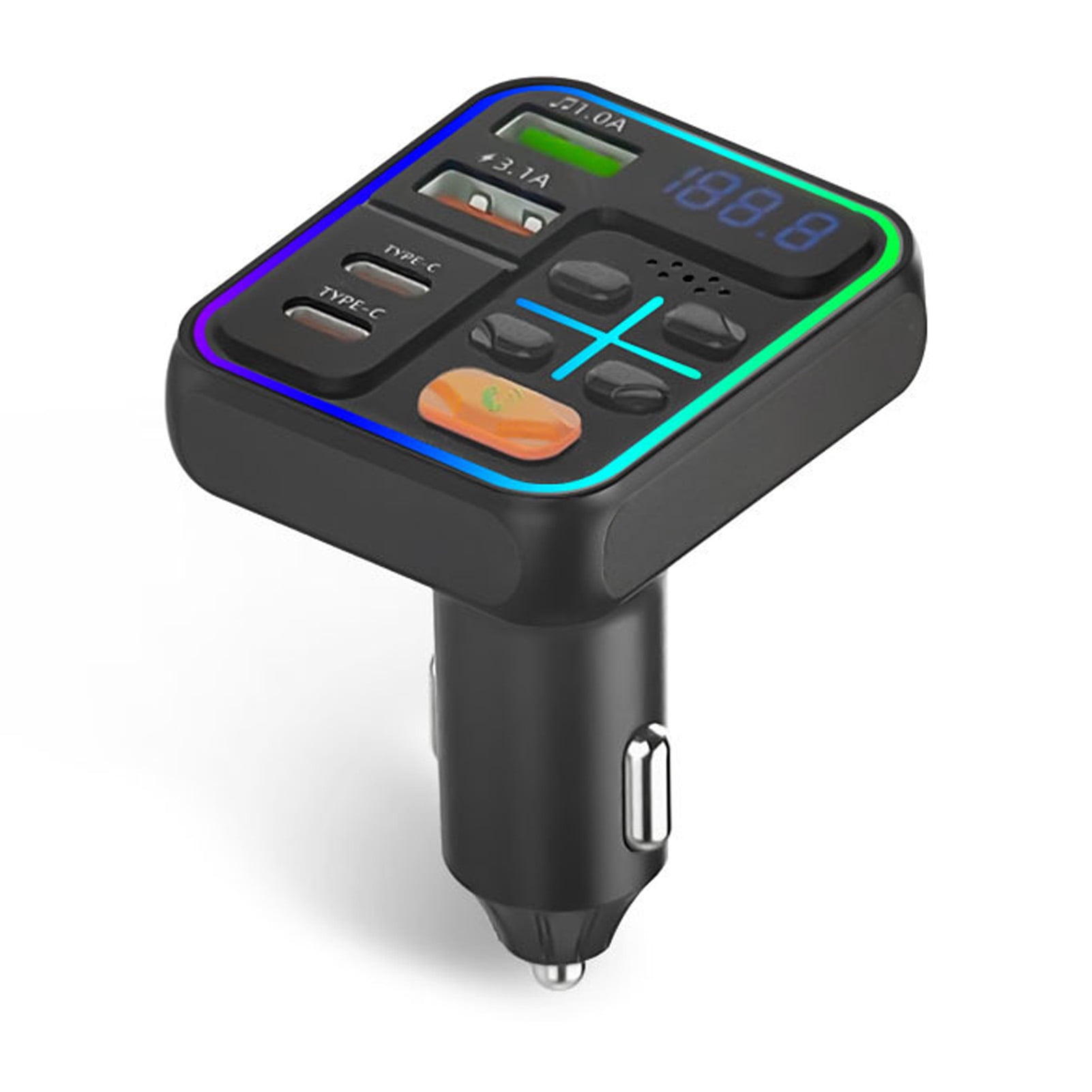 Car Charger Adapter, Car USB C  Adapter Seamless Fit MP3 Player DC12V To 24V  for Vehicle