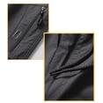 thumbnail image 2 of Betivan Men's Cargo Capri Pants Solid Color Drawstring Elastic Waist Pockets 3/4 Length Loose Fit Casual Summer Outdoor Sports Daily Trousers, 2 of 9
