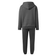 thumbnail image 5 of Sweatsuits Women 2 Piece Outfit Zip Up Jacket Oversized Hoodie Jogger Sweatpants Set Cozy Matching Sweat Sets [Gaexia], 5 of 5