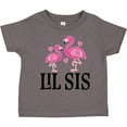 thumbnail image 3 of Inktastic Little Sister Girls Lil Sis Flamingo Girls Toddler T-Shirt, 3 of 5