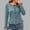 *Blue, variant on ClodeEU Women's Knit Sweater Cardigan with Ruffle, Solid Color Round Neck Button Front Long Sleeve Top Blue,Womens Plus S